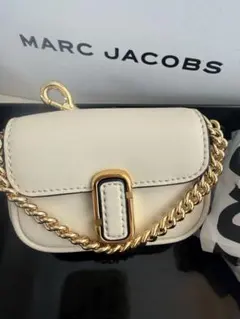 マークジェイコブス ザ Jマーク ナノ ショルダーバッグ チャーム ホワイト