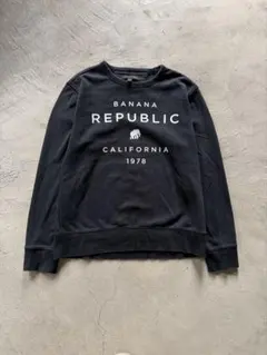青*空様 BANANA REPUBLIC ブラック スウェット