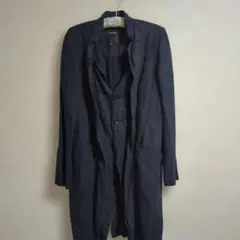 pas de calais リネン ロングコート 36のサムネイル