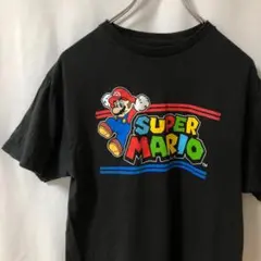 N-4167 古着 スーパーマリオ キャラクタープリント Tシャツ S
