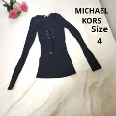 【オシャレ☆MICHAEL KORS】黒　ニット　伸縮性有り　サイズ4