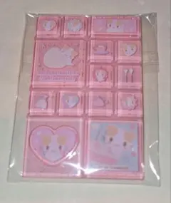 トレーディングミニタイルシール マシュマロみたいなふわふわにゃんこ サンリオ