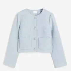 h&m ブークレジャケット