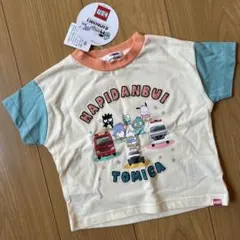 HAPIDANBUI TOMICA コラボ 半袖Tシャツ　サンリオ　90のサムネイル