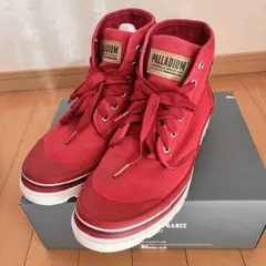 PALLADIUM レッド ハイカットスニーカー パンパパナム