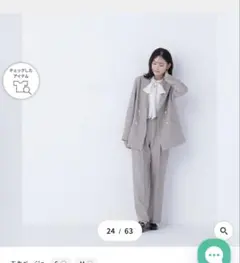 ダブルブレスト　ボクシージャケット