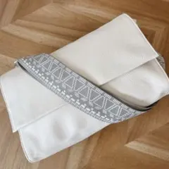 美品！ear PAPILLONNER ワイドテープ ショルダーバッグ 限定カラー