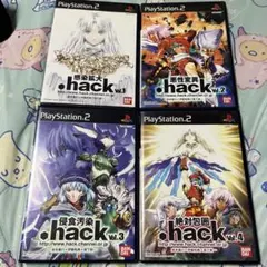 hack// ドットハック PS2 4本セット DVD付き - メルカリ