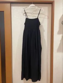 kastane ブラックキャミワンピース ロング