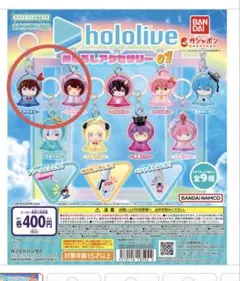 ホロライブ めじるしアクセサリー　ときのそら　ロボ子さん2点セット②カプセルトイ