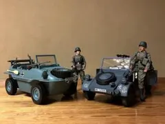 1/6 キューベル・シュビムワーゲン ドイツ軍フィギュアキュ2体のサムネイル