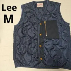 【未使用級✨】Lee リー キルティングベスト ネイビー M