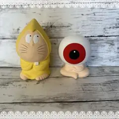 【ゲゲゲの鬼太郎フィギュア　鬼太郎　ねずみ男　セット　貯金箱】