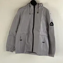 【赤字価格】大きめ 【Lサイズ】グレー 防風 ジャケット カジュアルパーカー
