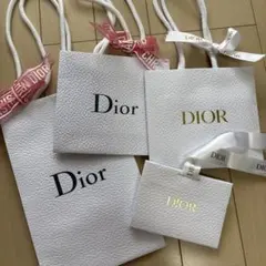 Dior ショップ袋 4点セット　リボン付き