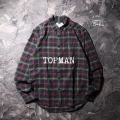 TOPMAN ネルシャツ チェック　コットン　レトロのサムネイル