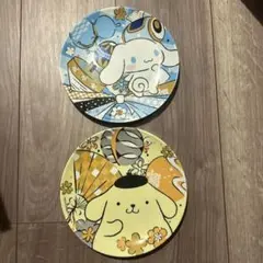 サンリオ　シナモン&ポムポムプリン　メラミン皿のサムネイル