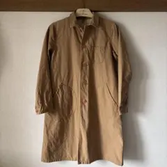 CALNER コットン ベージュ ロングコート