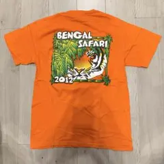 BENGAL SAFARI Tシャツ バックプリント オレンジ　虎　アニマル