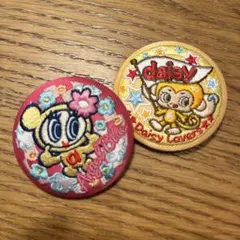 ナルミヤキャラクターズ刺繍缶バッチ　2個セット