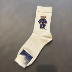 Ralph Lauren クマ刺繍ソックス 22.5〜24.5cmのサムネイル