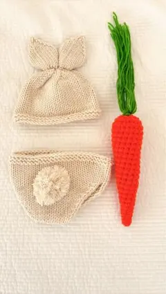 うさぎ　コスチューム　ニューボーンフォト