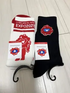 大阪関西万博　EXPO 2025 ミャクミャク 靴下23-25 2足セット