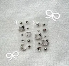 耳つぼジュエリー　耳つぼシール　キティ