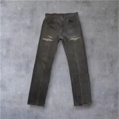h*o様 90s USA製 Levi's 501 先染めブラック W32 訳アリ