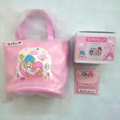 キキララ　一番くじ　サンリオ　マグカップ　バッグ　ミラー＆コーム　セット