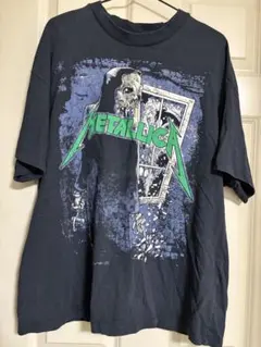 H＆M Metallica メタリカ バンT 死神プリント 古着 半袖のサムネイル