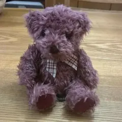 にぽぽ 昭和レトロ ヌーヌー ブラウン くま ぬいぐるみ モンスイユ