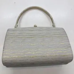 和装用バッグ ハンドバッグ シルバー ゴールドのサムネイル