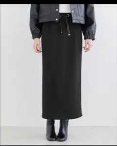 coca　コカ　ソフトダンボールＩラインスカート　М　ブラック　黒