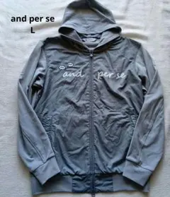 and per se/アンパスィ☆レディースゴルフ　ブルゾン　上着　L