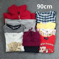 90cm女の子まとめ売り10点無印良品EASTBOYコンビミニリボンキャスケット