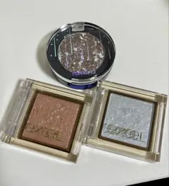 【おまとめ販売】rom&nd ラメアイシャドウ & excel アイシャドウ×2