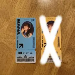 ららぽーと購入特典 FRUITS ZIPPER 真中まな　早瀬ノエル　ステッカー