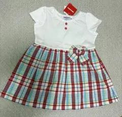 【新品タグ付き】MIKI HOUSE 半袖ワンピース 90