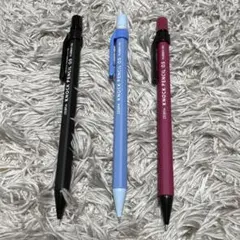 廃番ZEBRA KNOCK PENCIL RUBBER-100 シャーペン3本のサムネイル