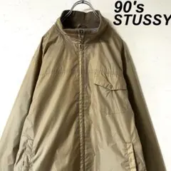 古着 90's ステューシー ナイロンジャケット コヨーテ