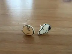 【3/31迄出品】SNOOPY スヌーピー ピアス(両耳用) 樹脂ポストのサムネイル