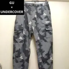 アンダーカバー 迷彩 カーゴ chaotic undercover UNDERCOVER - アンダーカバー×ジーユーGU ワイドカーゴナイロンパンツ