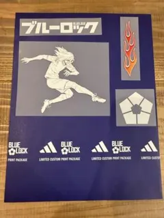 限定】ブルーロック adidas アディダス 圧着シート 日本代表Tシャツ