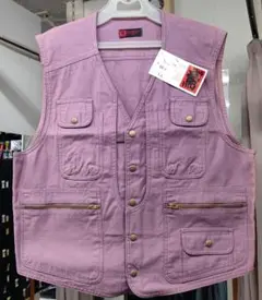 カセヤマ　 ベスト　 LL　パープルA　未使用品