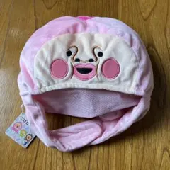 【新品タグ付】こびとづかん　カクレモモジリ　なりきり帽子　レア　桃