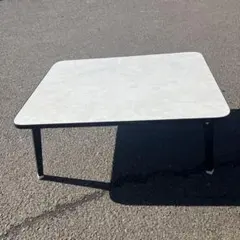 B-2 昭和レトロ 大理石柄折りたたみテーブル ローテーブル ミニテーブル 家具