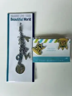 【嵐】新品 Beautiful Worldのストラップ 君僕のピンバッジ