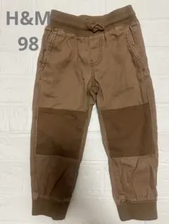 H&M 98 ジョガーパンツ　チノパン