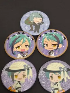 ツイステ　ジェイド　フロイド　缶バッジセット